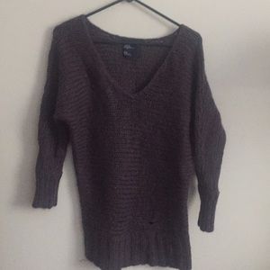 American eagle thick chunky  v neck cozy sweater♥️